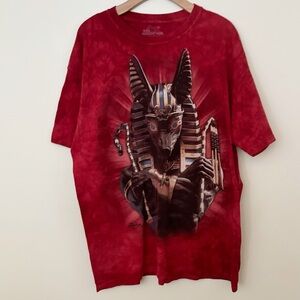 The Mountain Anubis Soldier T-Shirt Mens Size XL Red Classic Cotton Egyptian God
